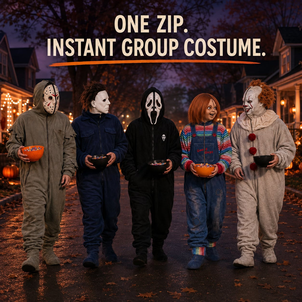 Cosforgex™ Custom Horror Onesie Adult